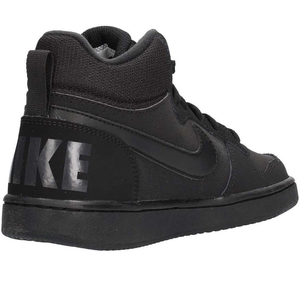 Nike Court Borough Mid 2 High Top Black Sneaker Athletic Normcore Velcro 13.5